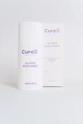 CureX oil-free moisturizer bottle on a white background